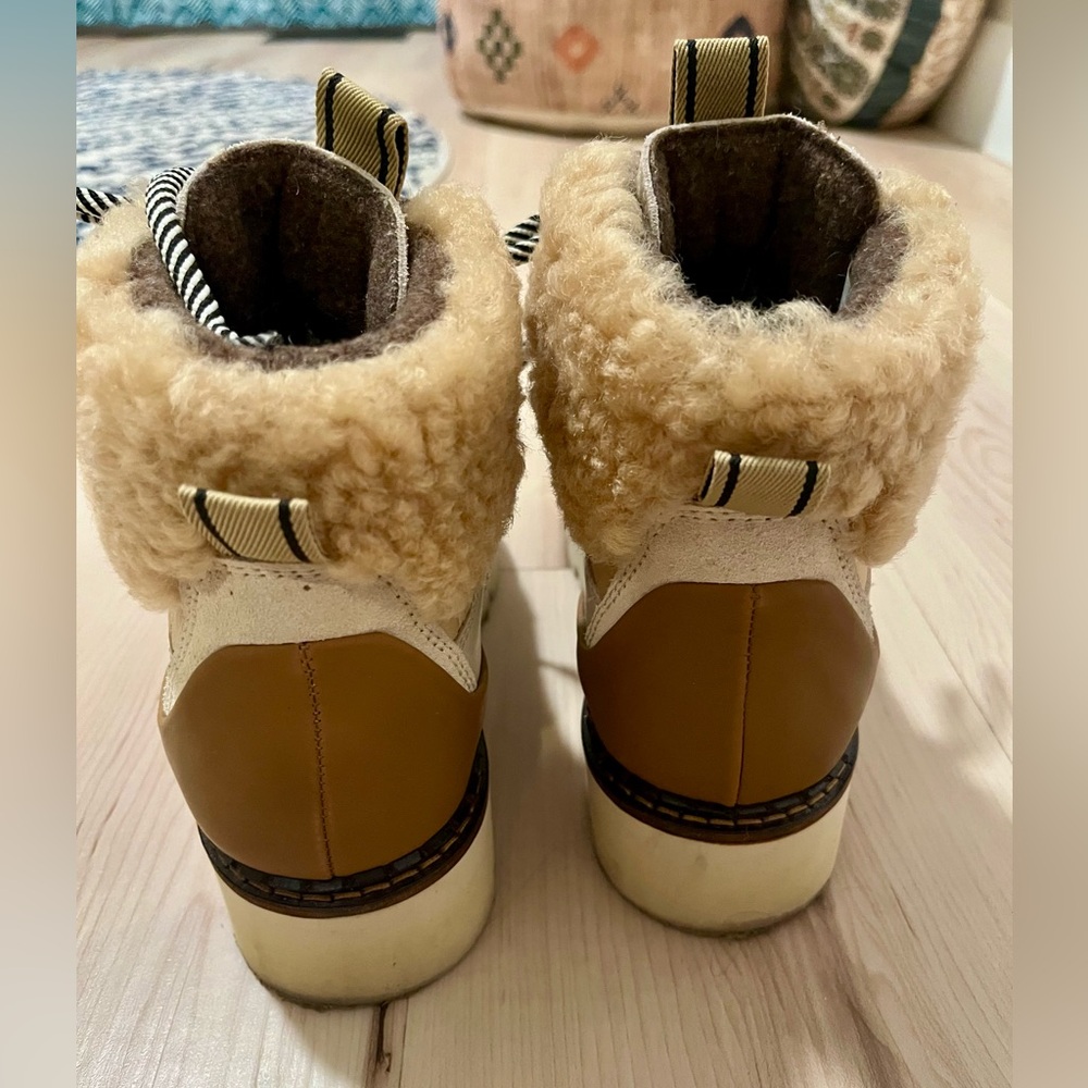 Scotch and Soda Olivine Wool Lace Up Boots - Picture 8 of 14